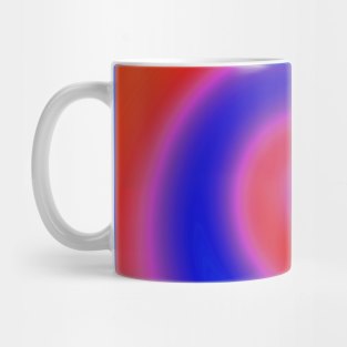 Swirl Red Blue Mug